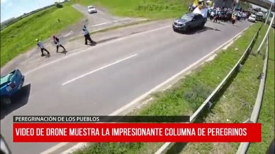 Peregrinaci&oacute;n Hasenkamp-Paran&aacute;: im&aacute;genes a&eacute;reas en Ruta 12